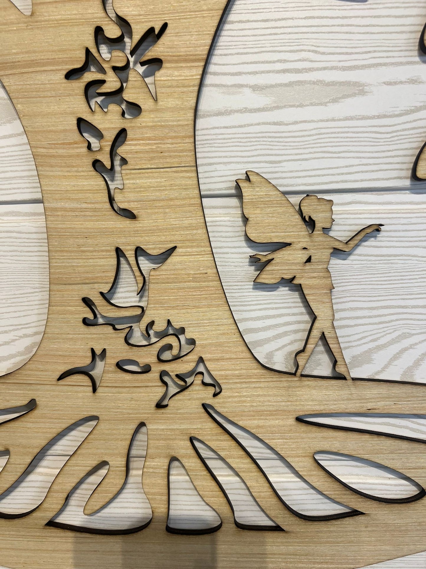 Décoration murale - Arbre de vie naturel artisanal en bois