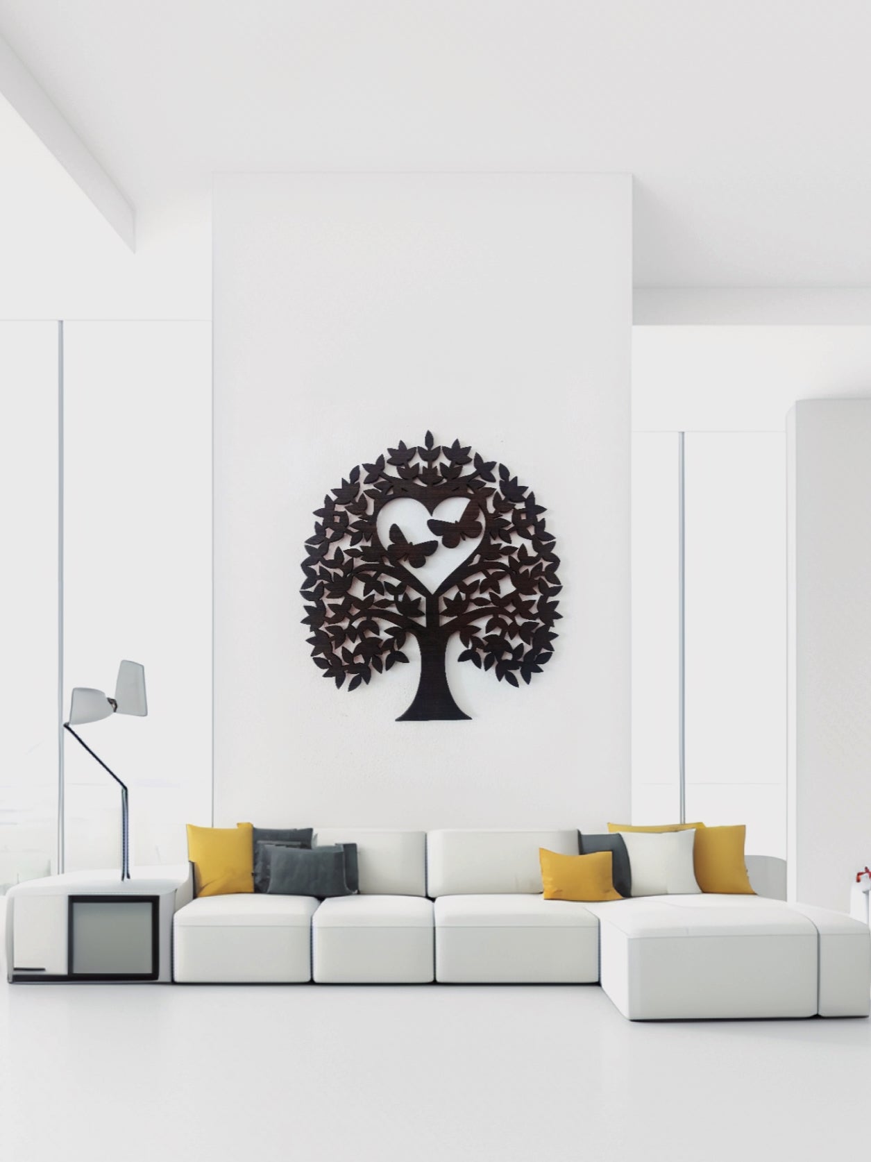 Tree of Life Painting with Butterflies