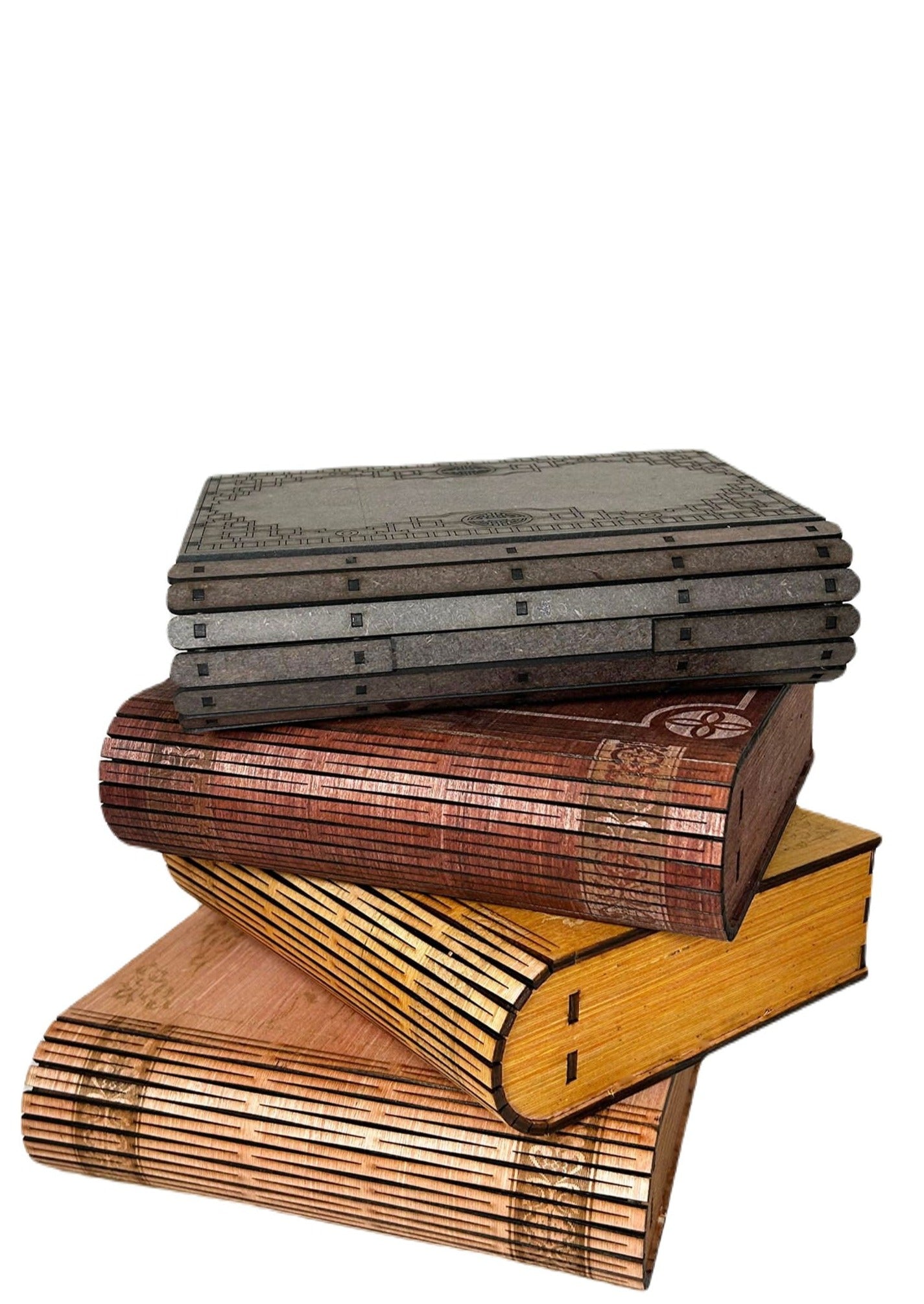 Livre coffre en bois