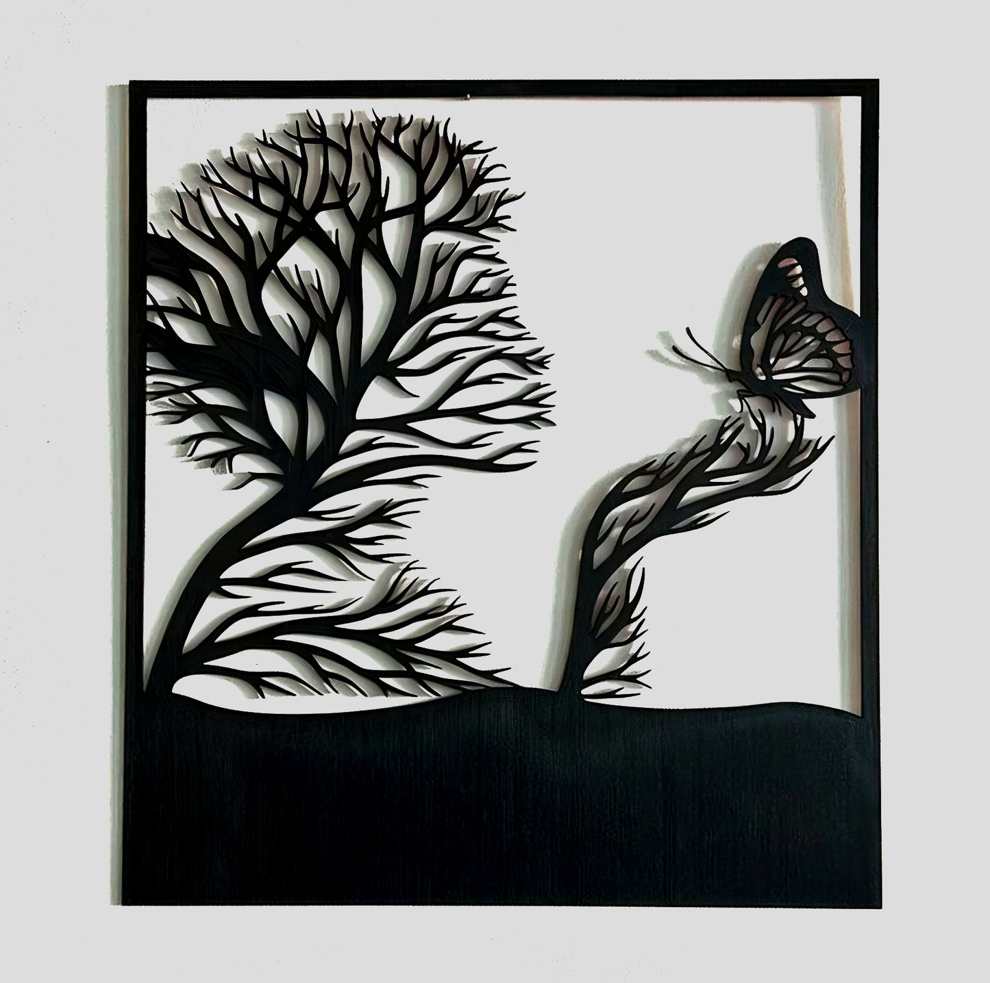 Woman Tree with Butterfly Painting