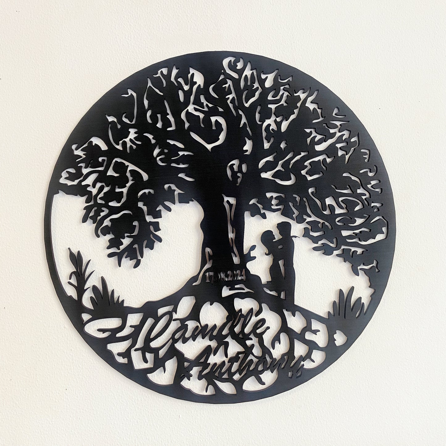 Tree of life painting with couple - Customizable