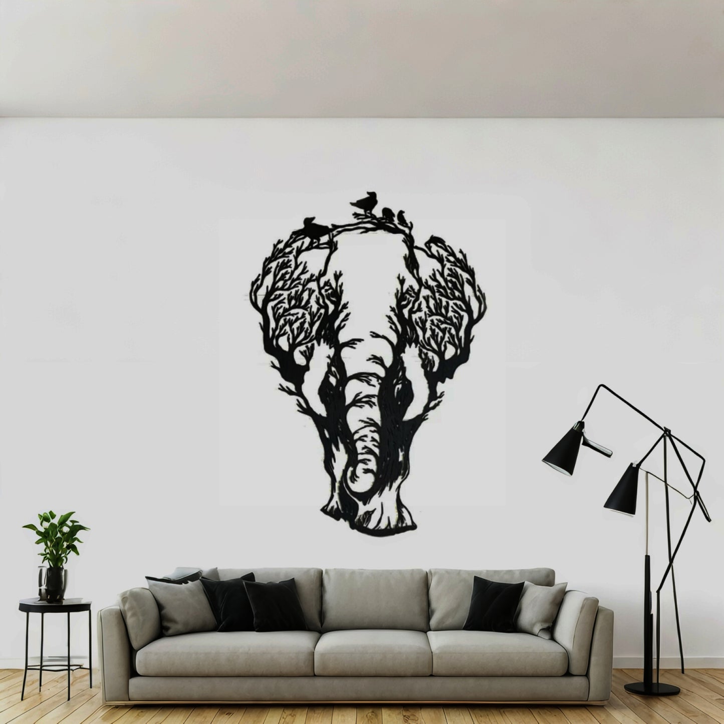 Elephant Tree Painting