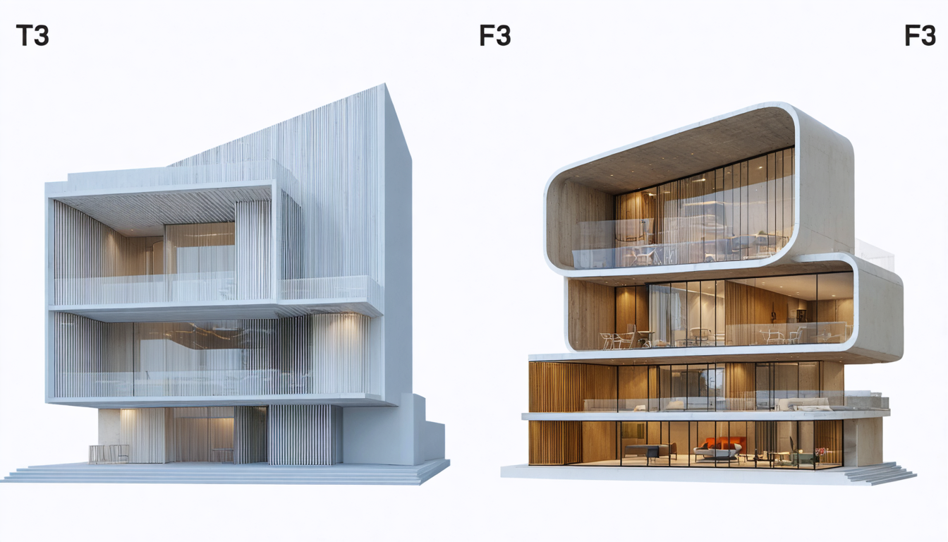 découvrez les différences essentielles entre t3 et f3 grâce à notre guide détaillé. apprenez à distinguer ces types de logements pour faire le meilleur choix immobilier.