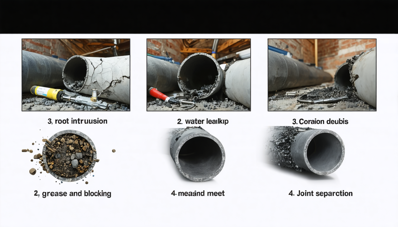 découvrez les cinq problèmes de plomberie les plus courants que vous pouvez identifier facilement avec une caméra d'inspection. gagnez du temps et évitez les surprises en inspectant vos canalisations avec cette solution efficace.