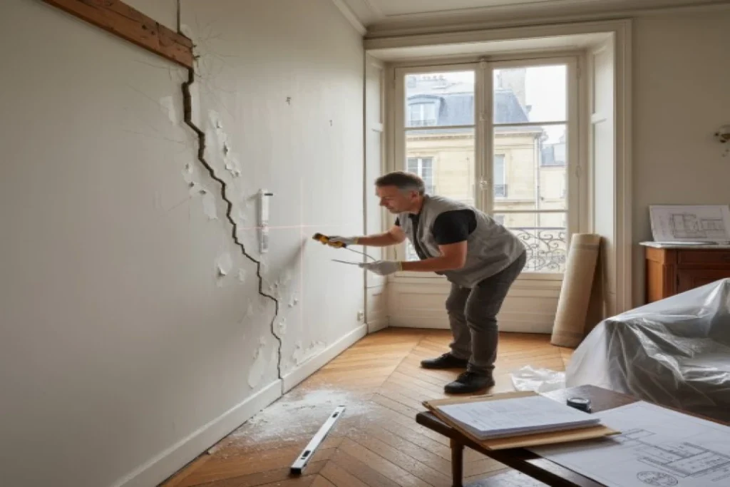 Qui consulter en cas de fissures dans la maison ?