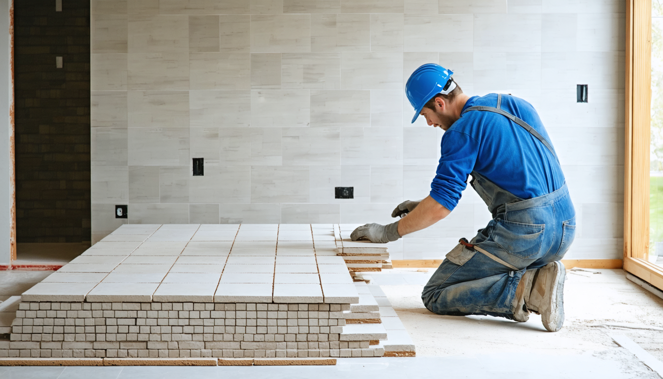 découvrez le coût d'installation de carrelage au m² en 2024 : prix moyen de la main-d'œuvre seule, conseils pour estimer votre budget et comparer les tarifs des carreleurs professionnels.
