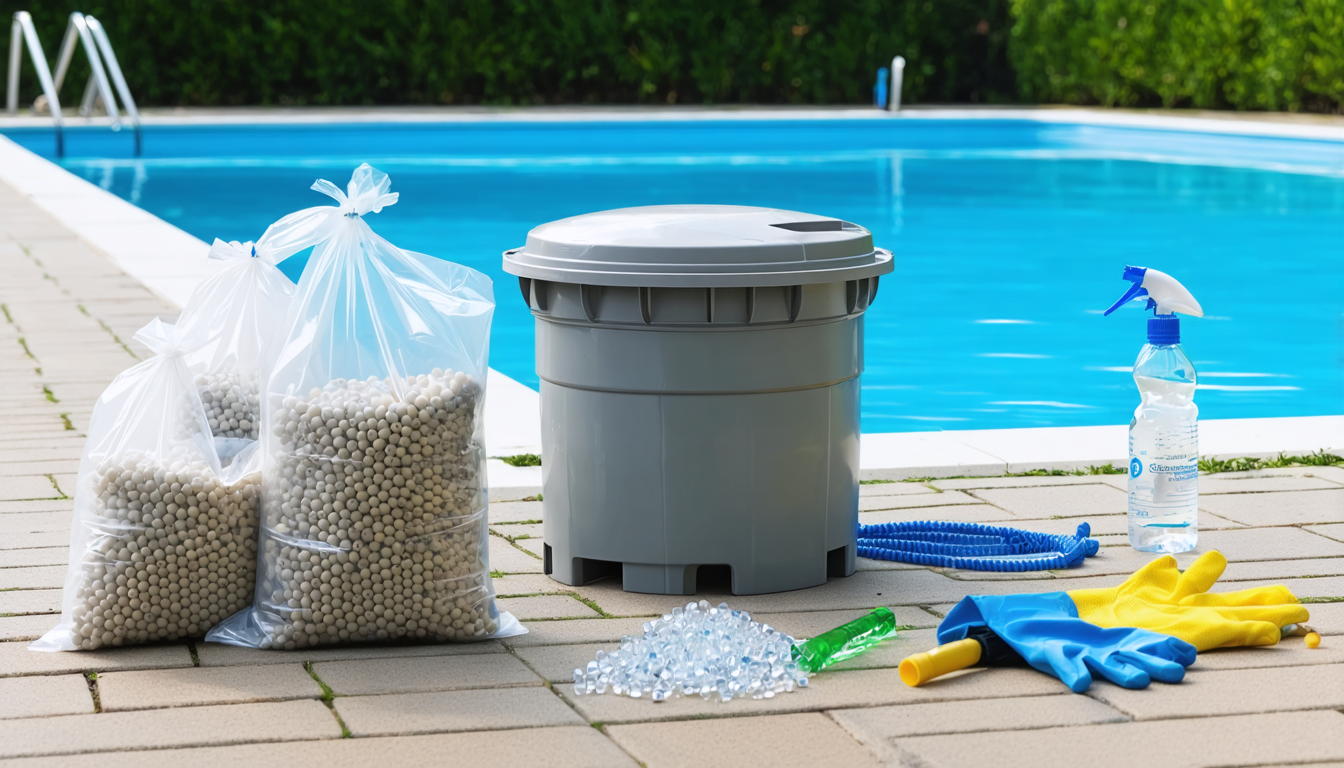 découvrez combien de sacs de verre sont nécessaires pour remplacer le sable dans le filtre de votre piscine et améliorez ainsi la qualité de votre filtration.
