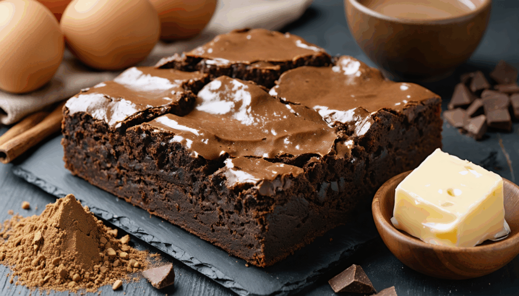 découvrez notre brownie healthy express, un moelleux intense au chocolat sans farine, réalisé avec seulement 4 ingrédients du placard. parfait pour un goûter d’hiver ultra fondant et gourmand !