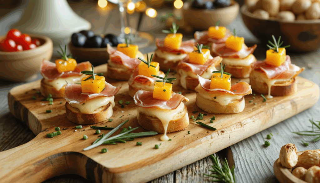 découvrez nos mini bouchées à la raclette, la recette facile et gourmande qui garantit le succès de vos apéritifs entre amis ou en famille.
