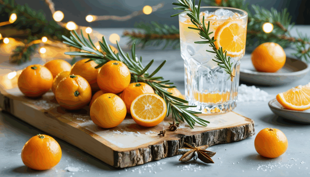 découvrez le duo pétillant kumquat-romarin, une touche ultra simple et originale pour dynamiser vos apéros d’hiver avec fraîcheur et saveurs uniques.