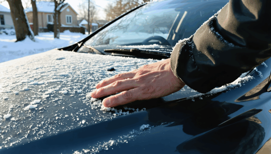 découvrez les raisons pour lesquelles taper sur le capot de votre voiture chaque matin d’hiver peut prévenir des problèmes et vous éviter des désagréments.
