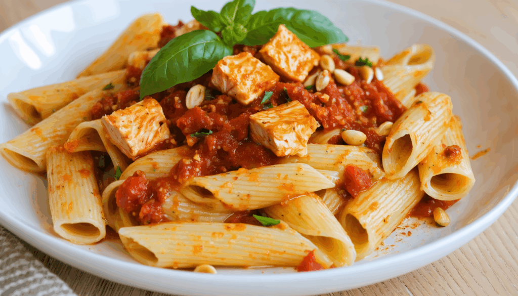 découvrez une recette gourmande de pâtes au thon délicatement nappées de pesto rouge, un délice onctueux alliant saveurs méditerranéennes et simplicité.
