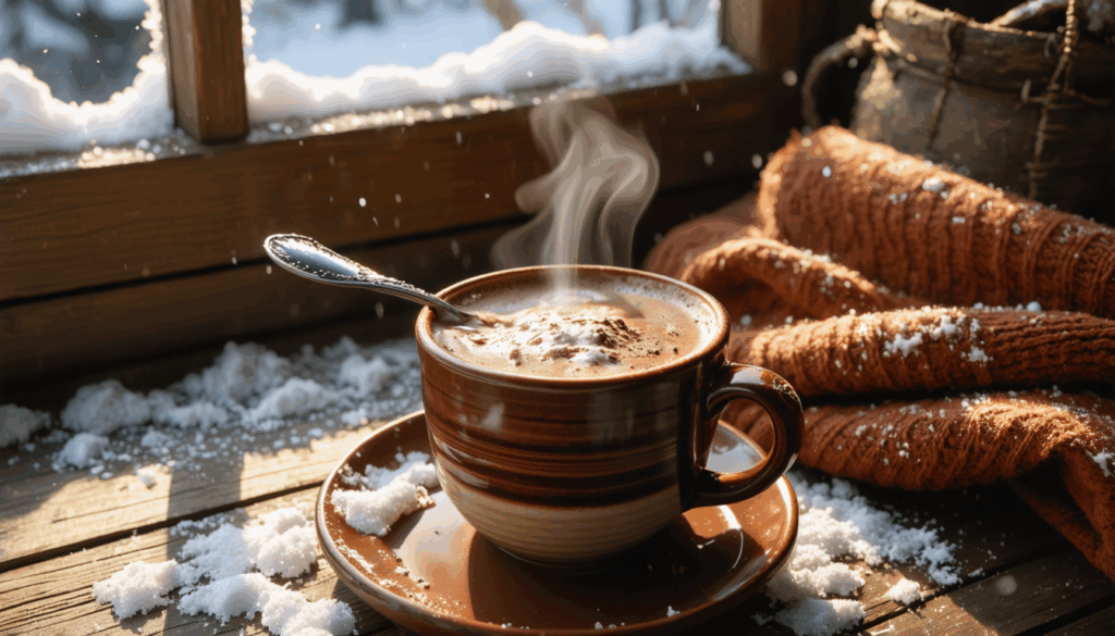 découvrez notre chocolat chaud italien ultra épais, parfait pour affronter le froid polaire. à déguster à la petite cuillère pour une expérience gourmande et réconfortante unique.