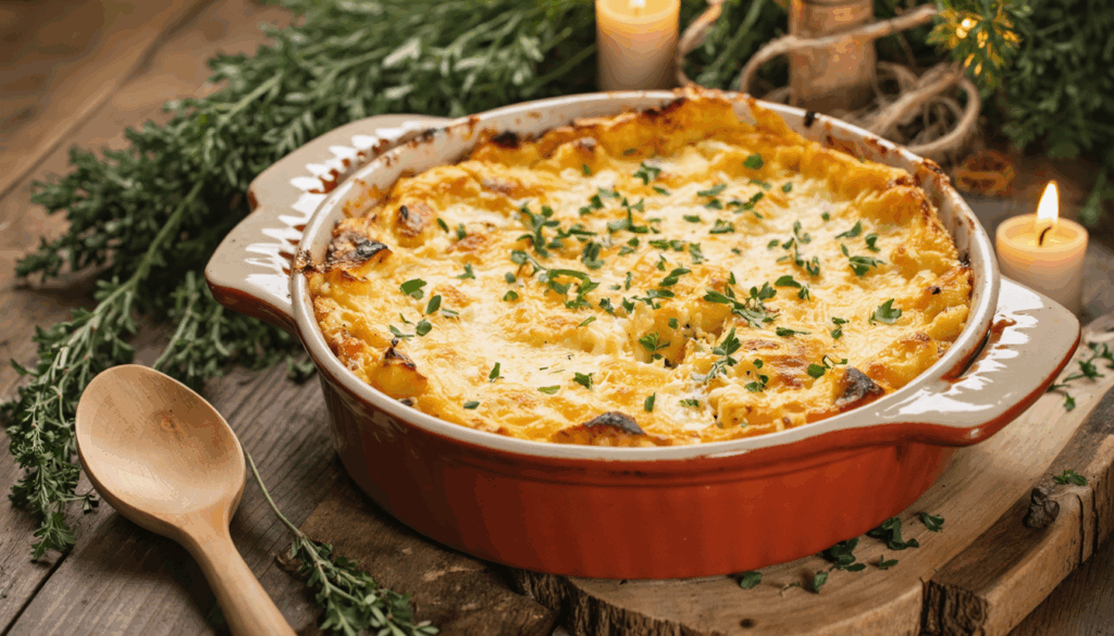 découvrez notre gratin de butternut au fromage frais, une recette crémeuse et savoureuse aux herbes fraîches, parfaite pour réchauffer vos soirées d’hiver avec douceur.