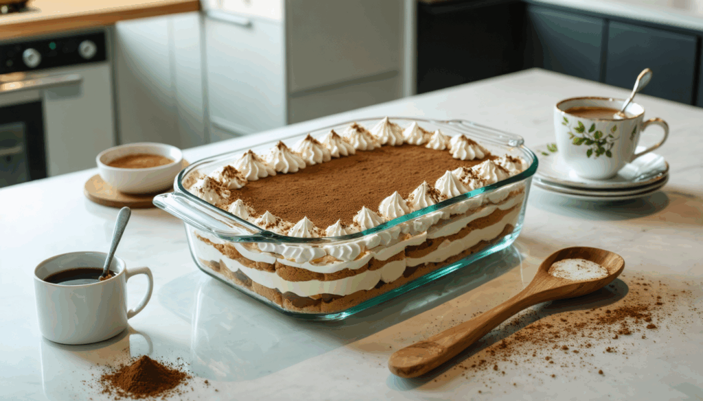 découvrez comment réaliser un tiramisu maison allégé en remplaçant le mascarpone par un ingrédient sain, pour savourer ce dessert classique avec presque deux fois moins de calories.