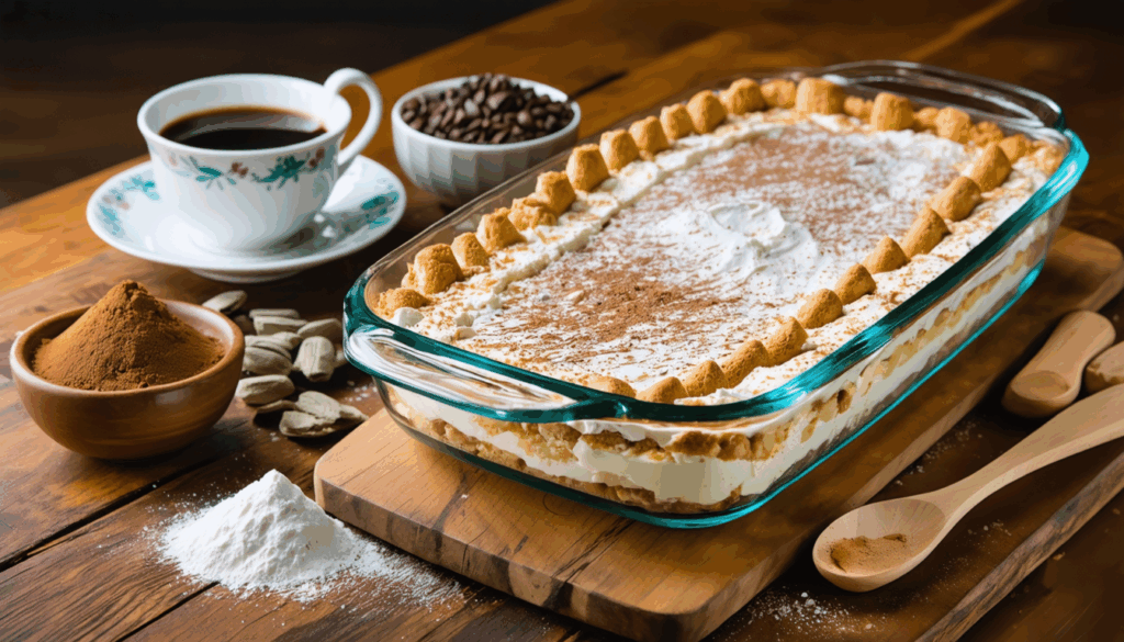 découvrez comment j'ai remplacé le mascarpone par un ingrédient léger pour un tiramisu maison savoureux et presque deux fois moins calorique. une recette gourmande et allégée à essayer absolument !