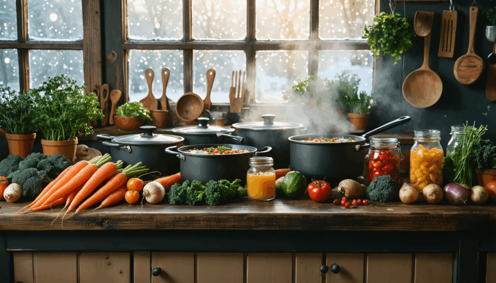 découvrez 9 recettes de janvier réconfortantes, de saison et zéro gaspillage pour bien démarrer l'année avec des plats savoureux et responsables.