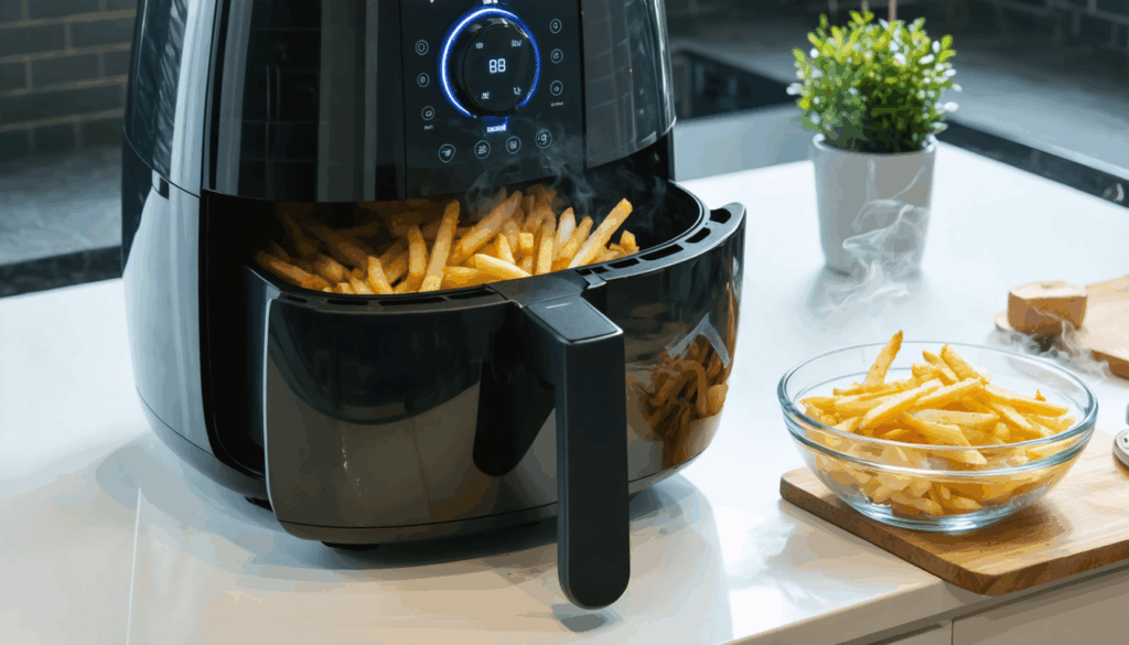 découvrez comment utiliser l'eau chaude pour obtenir des frites croustillantes et dorées à la perfection grâce à votre airfryer. une astuce simple et efficace à tester dès maintenant !