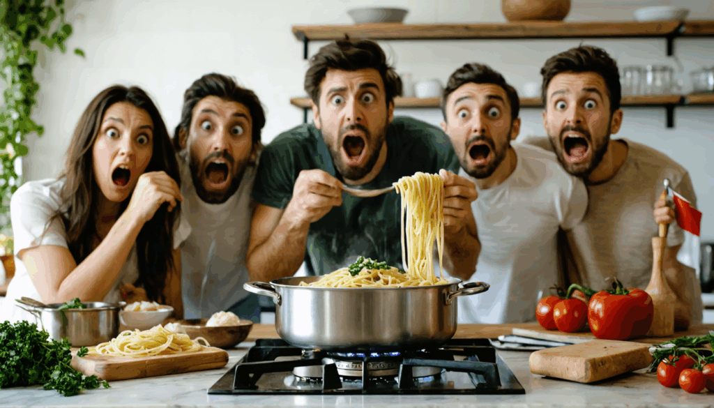 découvrez pourquoi la méthode française de cuisson des pâtes surprend et déroute les italiens par son efficacité contestée.