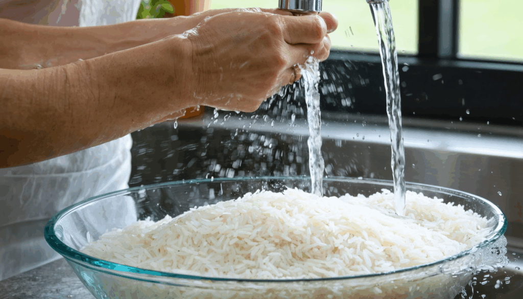 marre du riz qui colle ? apprenez la technique de rinçage simple et efficace, méconnue de 90% des cuisiniers, pour un riz parfaitement aérien à chaque cuisson.