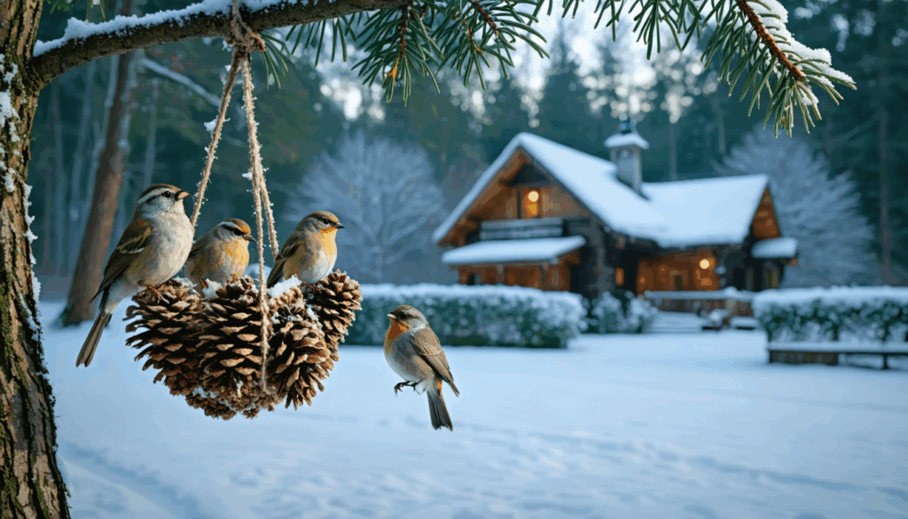 découvrez une astuce gratuite pour aider les oiseaux du jardin à survivre à l'hiver glacial, accompagnée d'une leçon importante applicable aux stations de ski.