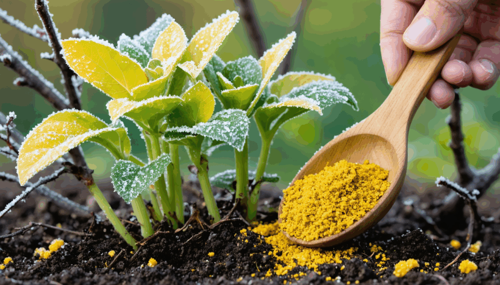découvrez comment sauver vos plantes jaunissantes en hiver grâce à une cuillère magique facile à utiliser. ne laissez pas vos plantes souffrir, agissez avant qu'il ne soit trop tard !