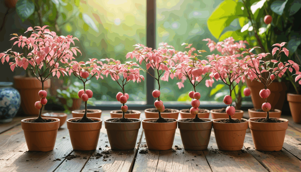découvrez comment planter les noyaux de ce fruit festif après le dessert et admirez la croissance rapide d'une mini forêt rose en seulement un mois. un projet naturel et coloré à réaliser chez vous !