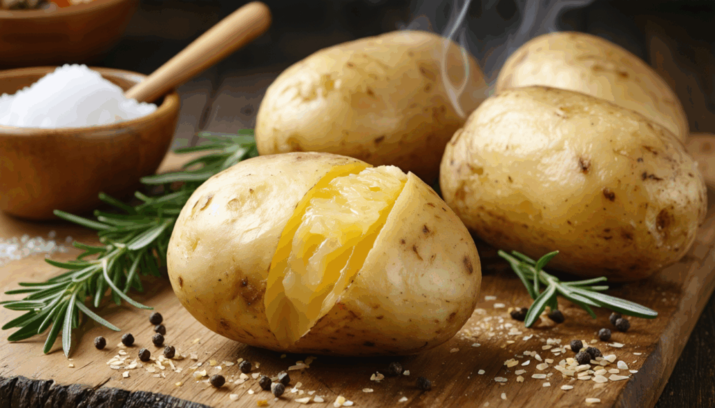 découvrez le secret simple pour réussir des pommes de terre au four croustillantes à chaque fois. astuces faciles et inratables pour des pommes de terre dorées et savoureuses.