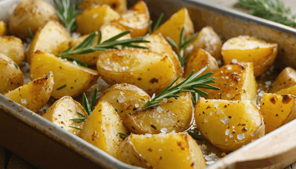 découvrez le secret infaillible pour des pommes de terre rôties ultra croustillantes à chaque cuisson. astuces simples et efficaces pour un résultat parfait à chaque fois.
