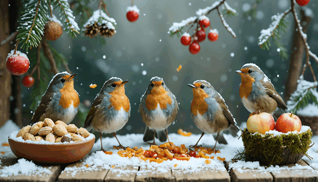découvrez 6 aliments essentiels souvent oubliés par les passionnés d'oiseaux pour nourrir les rouges-gorges affamés cet hiver et les aider à bien traverser la saison froide.