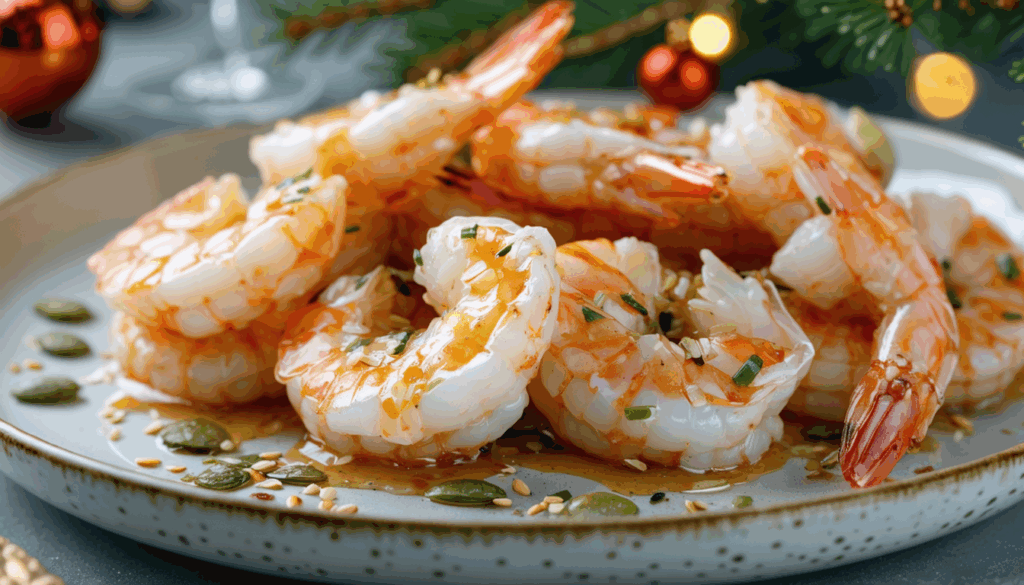 découvrez comment transformer facilement des crevettes en délices raffinés pour le réveillon grâce à un enrobage simple et quelques graines savoureuses.