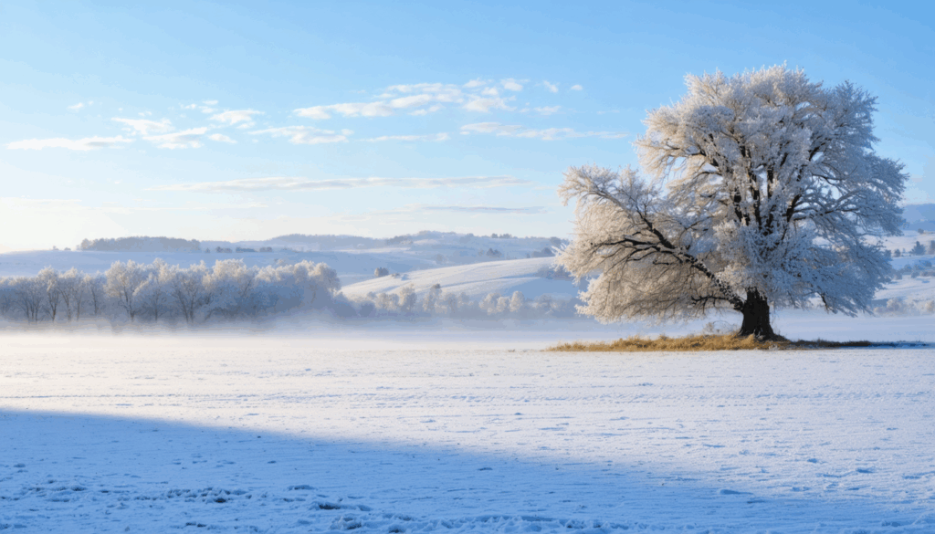préparez-vous à un réveillon blanc avec le retour de la neige en plaine lors de la vague de froid entre noël et nouvel an. découvrez les prévisions météo pour ces fêtes hivernales.