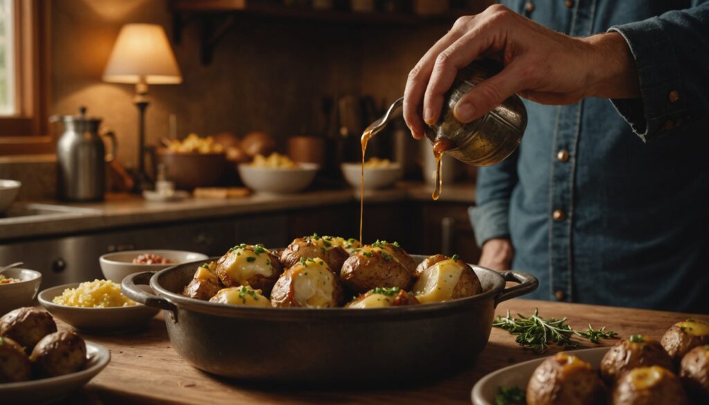 Sauce irrésistible pour pommes de terre au four : sublimez chaque bouchée de saveurs