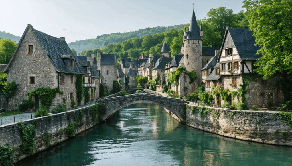 à moins de 2 heures de paris, explorez cette cité médiévale unique en son genre, enchâssée dans l'eau, offrant un charme pittoresque et une expérience inoubliable à tous ses visiteurs.