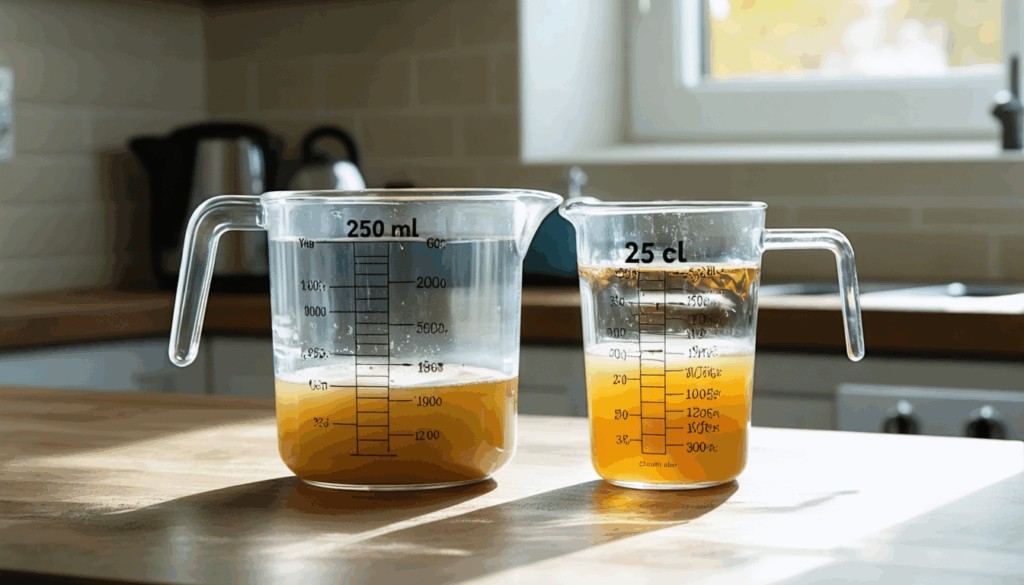 apprenez à convertir facilement 250 ml en cl grâce à une méthode simple et claire, idéale pour éviter toute confusion dans vos calculs de mesure.