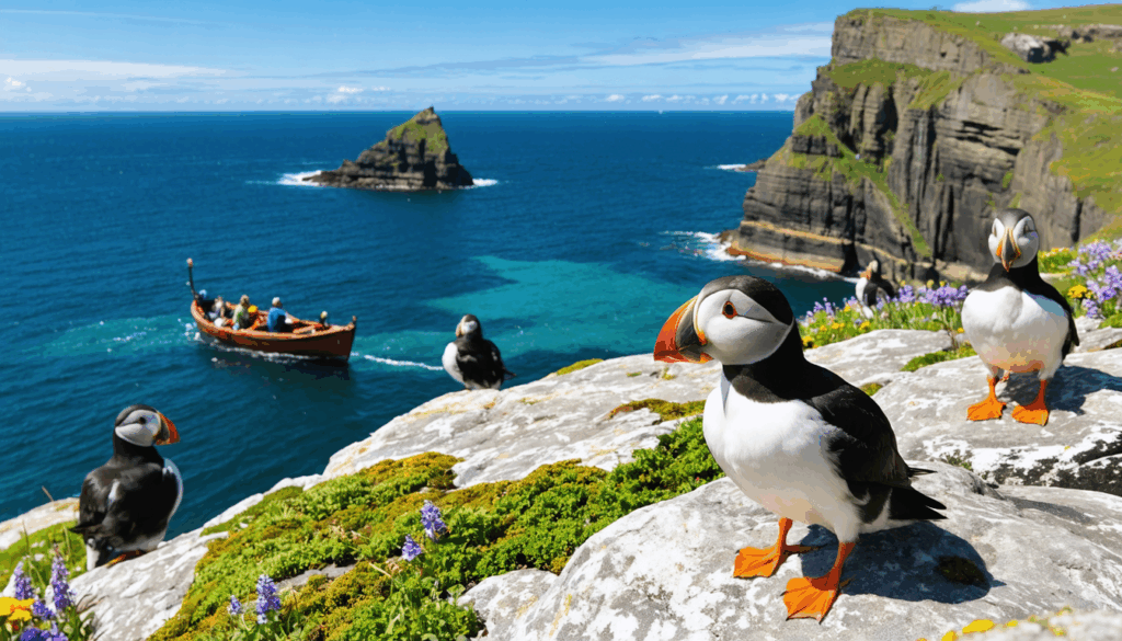 découvrez les macareux dans leur habitat naturel lors d'une aventure inoubliable aux îles orcades. partez à la rencontre de ces charmants oiseaux dans un cadre sauvage et préservé.