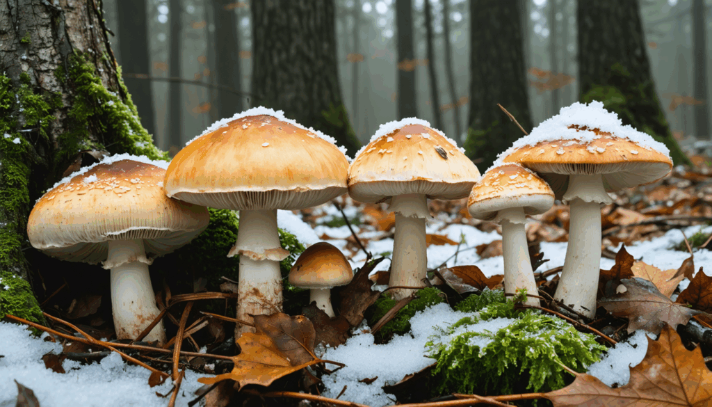 découvrez 6 champignons comestibles rares qui poussent en secret dans la forêt hivernale et que vous oubliez souvent de cueillir pendant cette saison.