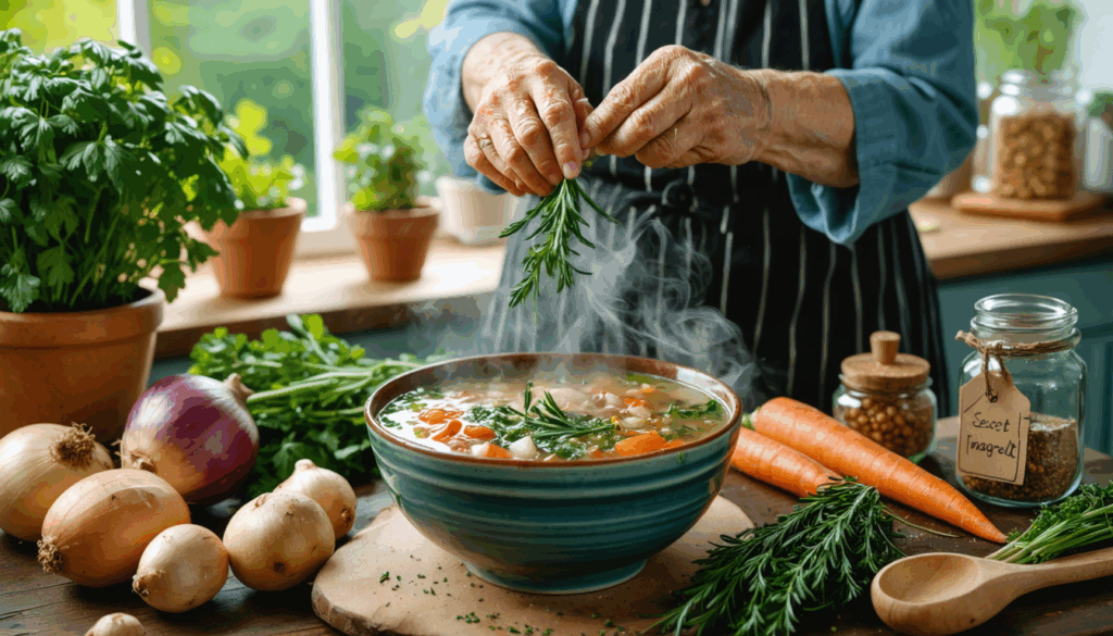 découvrez le secret bien gardé des grands-mères : l’ingrédient magique qui sublime la soupe tout en renforçant votre santé naturellement.