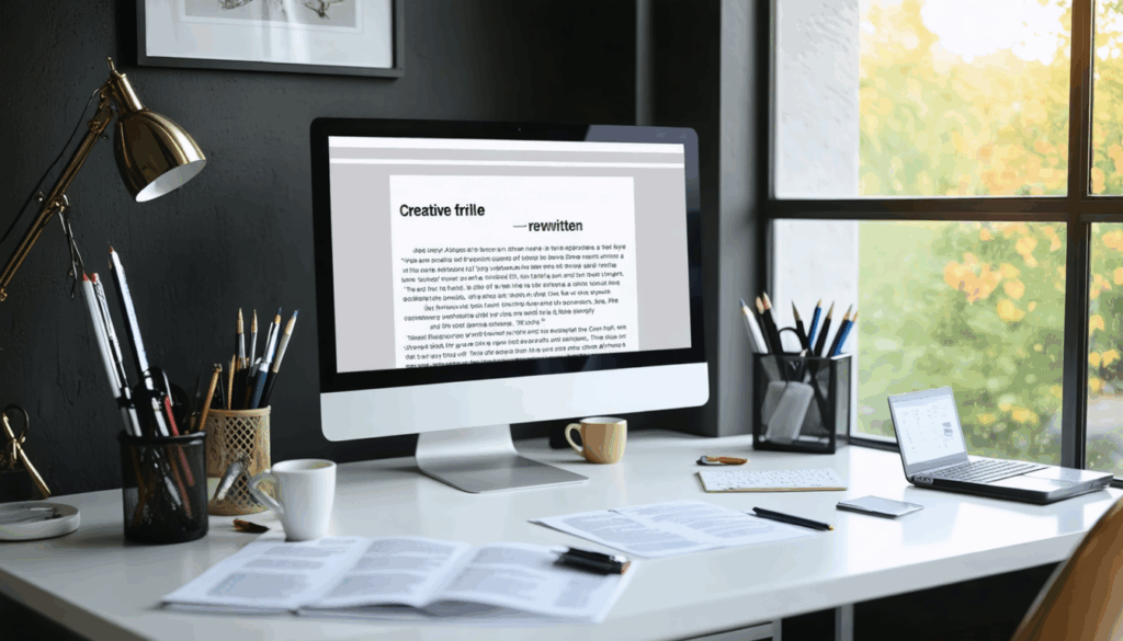 fournissez un titre d'article pour recevoir une réécriture créative et informative, adaptée à vos besoins.