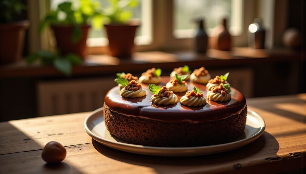 "Cette gourmandise chocolat-marrons vous surprendra : zéro farine, texture divine"