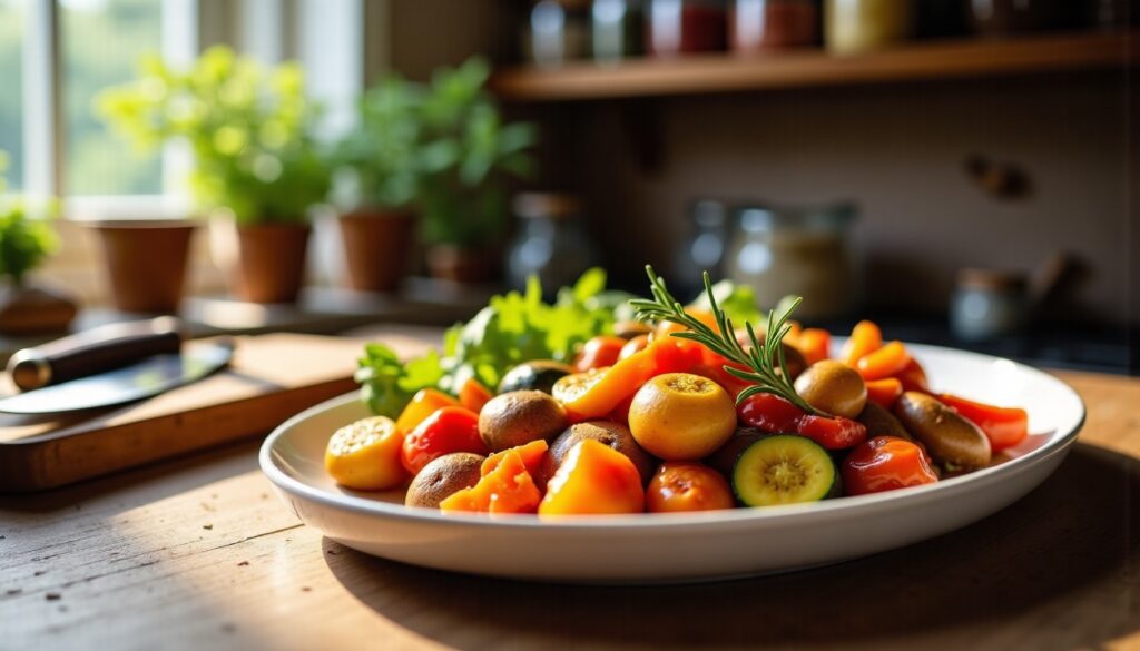 "Maïzena et légumes rôtis : le secret pour un croustillant irrésistible"