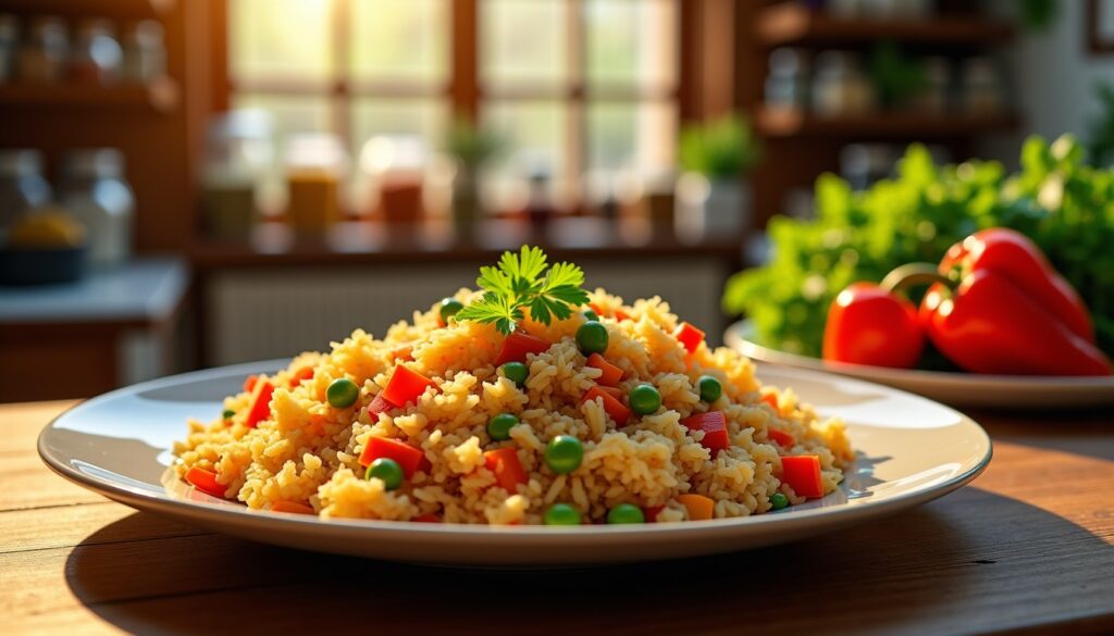 "Riz sauté express : l'astuce secrète pour un dîner sain et délicieux"