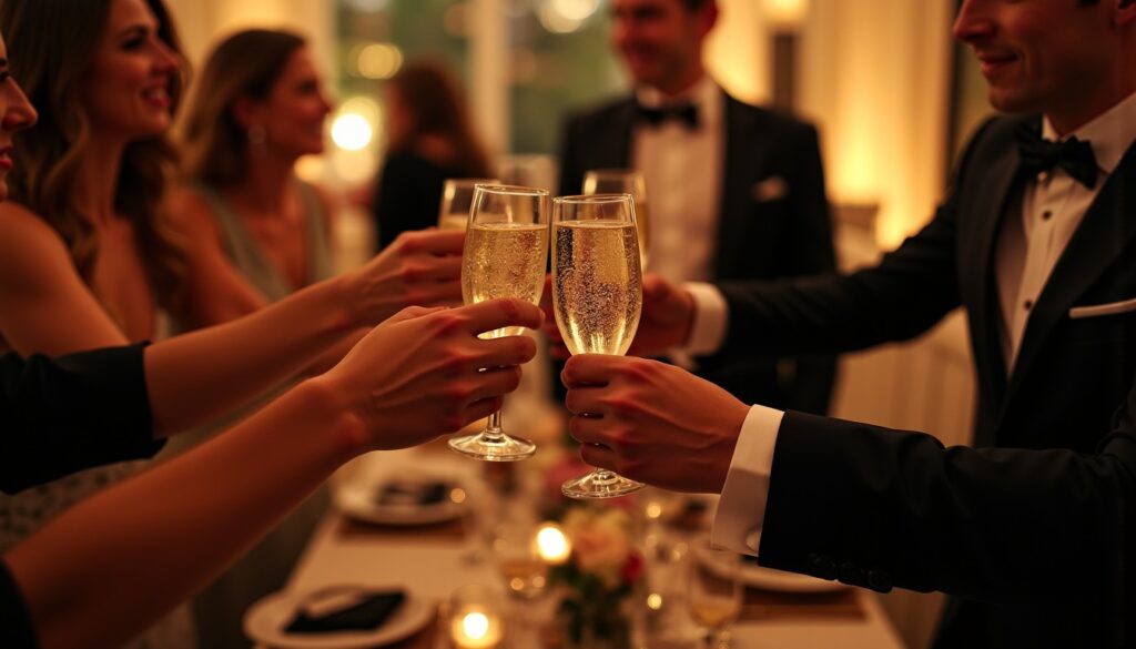 "3 cocktails au champagne pour un apéritif mémorable : l'ingrédient secret qui surprend"