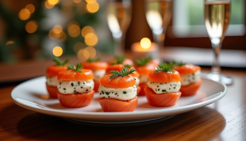 Nouvel An : ces mini bûches au saumon créent la surprise à l'apéro (fini les toasts)