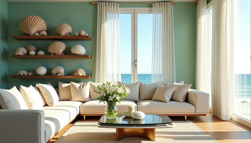 Coquillages marins en déco : 7 idées qui métamorphosent votre intérieur (et surprennent vos invités)