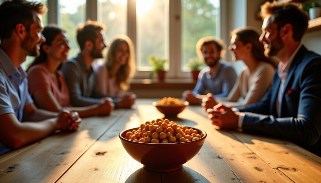 "J'ai remplacé les chips par des pois chiches grillés : l'astuce qui a conquis mes invités"