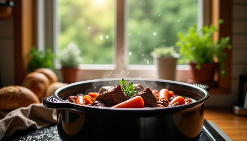 Week-end pluvieux : ce bœuf bourguignon express (prêt en 1h !) va égayer vos journées