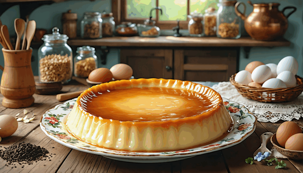 découvrez la recette traditionnelle du flan aux œufs à l'ancienne, un dessert doux et réconfortant qui vous plonge au cœur des saveurs authentiques de nos grands-mères.