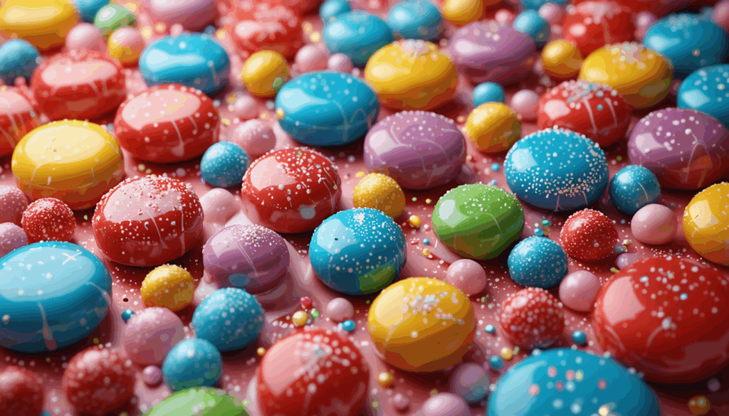 découvrez l'univers coloré et gourmand du bonbon arlequin, une explosion de saveurs uniques qui ravira vos papilles à chaque bouchée.