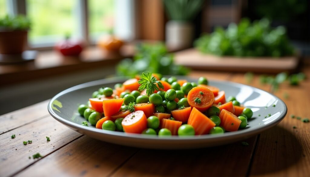 "Petits pois carottes : la technique secrète pour un goût inégalé (et 10 minutes chrono)"